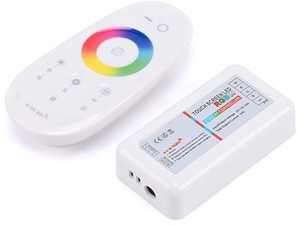 JOYLIT RGBW LED Streifen Controller mit RF Fernbedienung, 2.4G Wireless Dimmen Kontroller 5V 12V 24V Max 16A Multfunction Controller for COB SMD RGB, RGB + Weiss LED Strip