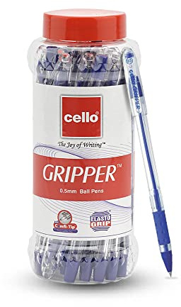Cello Gripper Ball Pen Set - Pack of 25 (Blue)