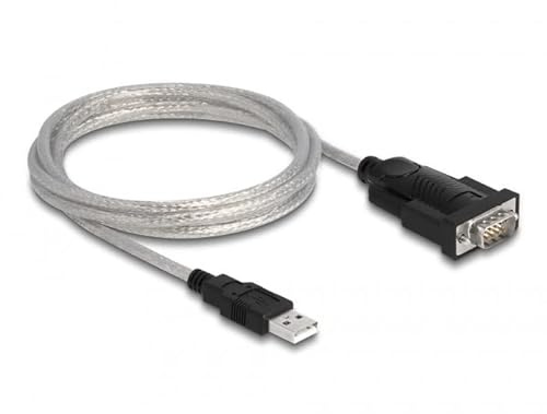 Delock USB 2.0 Type A to 1 x Serial RS-232 D-Sub 9 + Adapter D-Sub 25