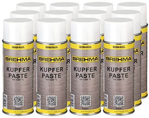 BREHMA 12x Kupferpaste Spray 400ml Kupferpastenspray