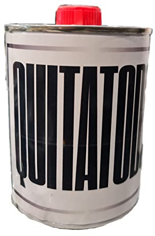 QUIMIBASE QUITATODO GEL DE LIMPIEZA - ELIMINA CHICLES, SILICONA Y PEGAMENTOS - APLICABLE BROCHA O RODILLO - 0,5L