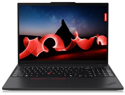 Lenovo ThinkPad T16 Intel Core Ultra 7 155U Laptop 40.6 cm (16) WUXGA 16 GB DDR5-SDRAM 512 GB SSD Wi-Fi 6E (802.11ax) Windows 11 Pro Black