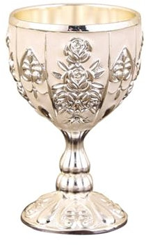 Huudngeje C Vaso de Licor Doméstico de Alta Gama de 30 Ml, un de Adornos Vintage de Copa de Cóctel Anticaída con Personalidad de Alto Valor