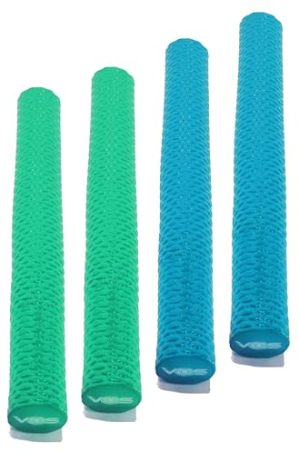VOS Mega Noodle Premium Foam Pool Noodles for Swimming & Floating – 4Pc Pack | Outdoor Water Float/Lake Float for Adults - Spring Green & Cloud Blue