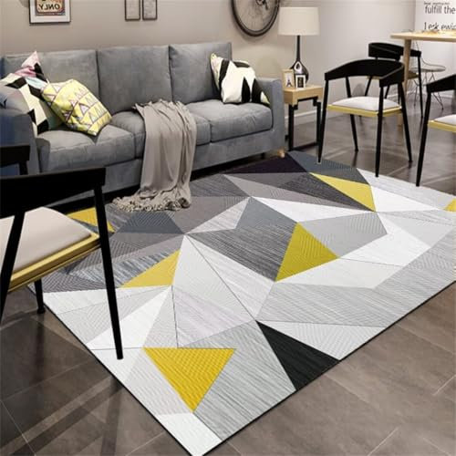 Weiche Babyzimmer-Aktivitätsmatte, grau, Korridor-Teppich, 180 x 280 cm, maschinenwaschbar, rutschfest, schmutzabweisend, ideal für Schlafzimmer, Wohnzimmer, Dekoration