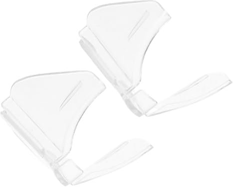 TOPPERFUN 2pcs Eyeglasses Side Shields Protection Shields Flexible Side Guards for Glasses Safety Eye Glasses for Daily Use