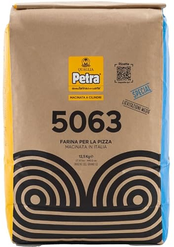 Farina 5063 - la farina per impasti pizza italiana lievitazioni medie - 12,5 Kg