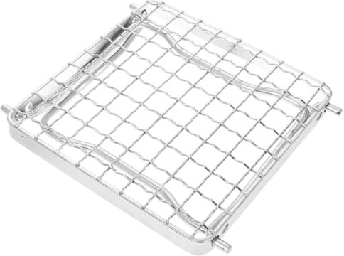 VICASKY Adjustable Legs Outdoor Pot Rack for Camping Bbq Portable Grill Grate Mesh for Hiking