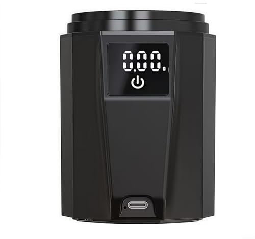 Báscula digital de café expreso con bandeja dosificadora, 500 g, báscula de precisión para granos de café, vaso medidor electrónico de acero inoxidable con cable USB