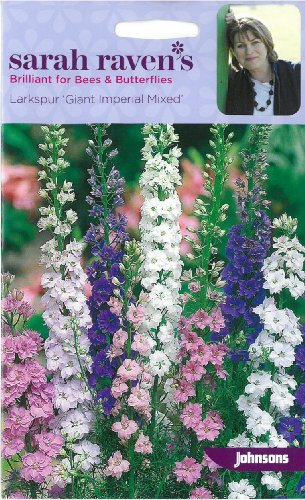 Johnsons Seed Sarah Raven's Larkspur Giant Imperial mixed