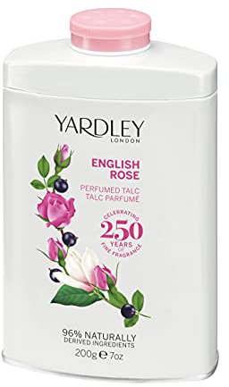 Yardley London English Rose Perfumed Talc for Her, 200 g