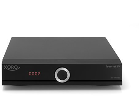 Xoro HRT 8772 HDD 1TB Full-HD DVB-T2 Receiver (HEVC H.265 TWIN Tuner, Freenet TV, inkl. 1TB SATA Festplatte im FP-Schacht, HDMI, USB PVR Ready, MiniSCART, 12V) schwarz