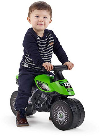 Falk - Bicicleta sin Pedales Bud Racing A Partir de 12 Meses - Fabricada en Francia - Ruedas Extra Grandes - Desarrolla el Equilibrio y la motricidad, 402KX