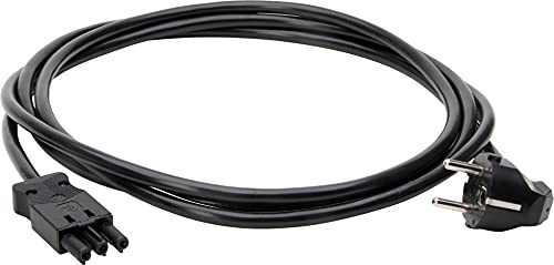 Kopp Skyddande kontaktkabel 2 m, kompatibel med GST18 plugin-system, 2 m, färg: svart, 226402048