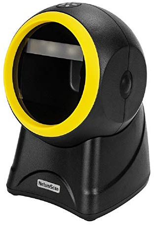 NetumScan 2D QR presentationsskanner handsfree USB streckkodsskanner rundstrålande trådbunden streckkodsläsare stöder PDF417, Securpharm-kod (datamatrix) NS2055L