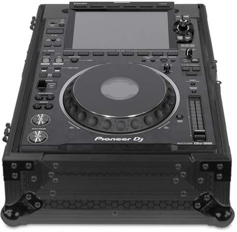 UDG Ultimate Flightcase Multi Format CDJ/Mixer MK3, Schwarz (U91021BL3) | Robuste 9-mm-Sperrholzschale; Schmetterlingsverriegelungen; verstärkte Eckschützer; gepolstertes Schauminnere