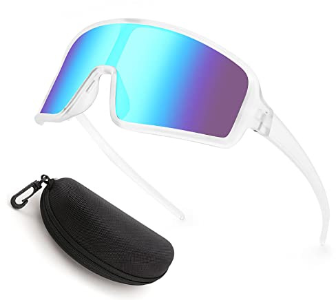 Karsaer Cykelglasögon sport solglasögon snabba glasögon rave män kvinnor sportglasögon för vägcykel löpning MTB skidor vandring med UV400-skydd