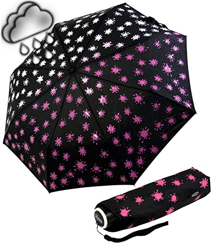 iX-brella Mini Ultra Light - Damen Taschenschirm mit großem Dach - extra leicht