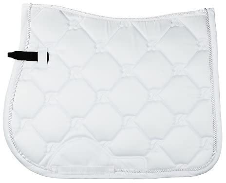 Bates All Purpose Saddle Pad Full White
