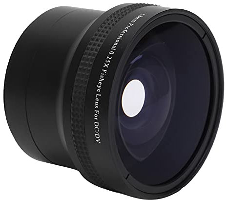 SALALIS Macro Camera Lens, 58mm 0.25x Wide Angle Fish Eye Lens for Canon/Nikon DSLR SLR Camera, 58mm/2.3in Macro Shooting