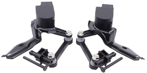 Niveausensor mit Gestänge Xenon Scheinwerfer Höhensensor Leuchtweitenregulierung Sensor Niveauregulierung Luftfederung Frontscheinwerfer vorne links rechts für Q7 4L 2006-2015 Toua-reg 7L 2002-2010