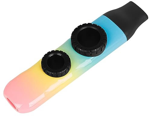 ibasenice Doppelmembran Abs Kazoo Mit Verstellbarer Tonhöhe Tragbar Kleines Blasinstrument Für Gitarre Und Ukulele Langlebig Geeignet Für Altersgruppen Idealer Begleiter Für Musikfreunde