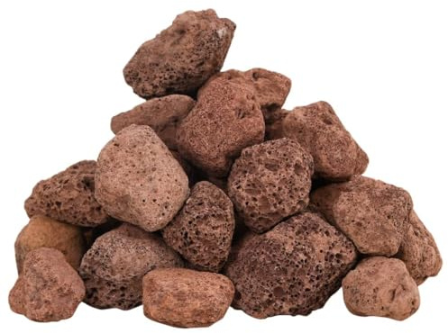 vidaXL Lavagranulat 10 kg Rot 3-5 cm
