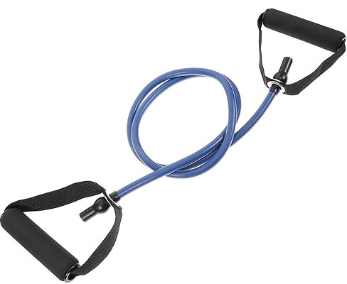 Yardwe Widerstandsseil Mit Griff Widerstandsband Für Fitness Zugseil Aus Latex Brustexpander Für Training Langes Fitnessband Mit Griff Sport-Fitness-stretchband Zum Trainieren