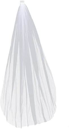 PACKOVE haarschmuck Hochzeitskleider Vintage-Schleier-Hochzeit Kristallschleier Schleier der Kathedrale langer Brautschleier Schleier für die Braut Abstrich Zubehör Weiß