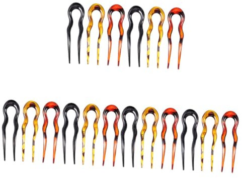 MAGICLULU 3 Set Di Forcine Per in Resina A Forma Di Bastoncino Per Per Ragazze E Donne Fermagli Per Per Chignon 6 Pezzi*3