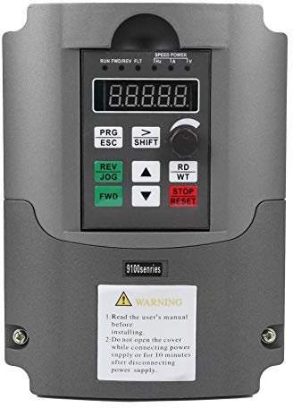 Enfas motorstyrenhet 220 V trefas 380 V 5,5 kW stor lågfrekvent vridning, icke-induktiv vektorkontroll för kross, slipmaskin, vattenpump, maskin