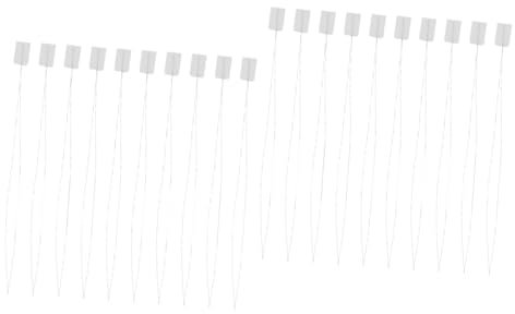 Tofficu 20stücke Teiliges Feine Perlen-nadeln Mit Zentraler Öffnung Zum Auffädeln Von Perlen Für Schmuckherstellung Und Bastelarbeiten Aus Langlebigem Material Vielseitig Einsetzbar