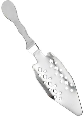 Ciieeo Stainless Steel Absinthe Spoon Dripper Fine Strainer for Cocktails Absinthe Dripper