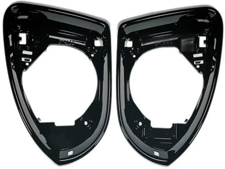 Auto Spiegelkappen Für VW Für Golf 7 MK7 7,5 Für GTI Für Passat CC B7 B8 Für Arteon Für Jetta MK6 Glänzend Schwarz Seite Spiegel Gehäuse Rahmen Trim Abdeckungen Seitenspiegel