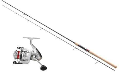 Ultralight Barsch & Forellen Spinncombo 2,10m 5-15g + 2000 Spinnrolle Spinncombo Angelset