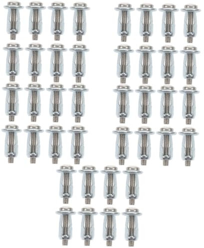 VILLFUL Lot De 5 Écrous Dexpansion en Acier Galvanisé pour Ancrage Mural 10 Pièces X 5