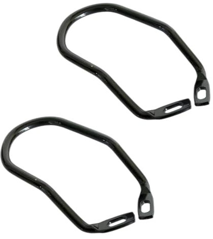 DHER BüGel Schaltwerk Schutz SchutzbüGel Fahrrad 2 StüCke Fahrrad Schaltwerk Schutz Schalt Schutz Mountainbike Schwarz Fahrrad Schaltschutz Mountainbike Metall (A)