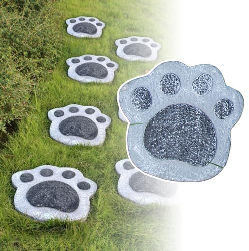 SBJKLYRN Pietra calpestabile da Giardino， Pavimentazione for vialetti Esterni vibranti, pavimentazione in Resina con Elementi Animali, Pietra Decorativa for vialetti(1PC)