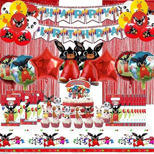 64PCS Set Compleanno, Decorazioni Compleanno, Cake Topper, Set Di Decorazioni per Compleanni