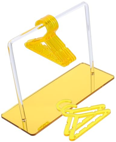 LIGIGWASH Portaorecchini in Acrilico Appendiabiti Organizer Tavolo Supporto Espositore Orecchini Salvaspazio e Resistente