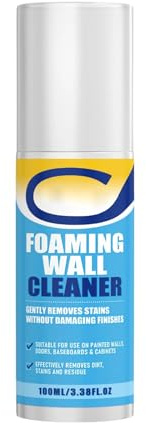 Pulitore a Schiuma Spray - 100 ml Sgrassatore in schiuma per macchie | Rimuovi Macchie per Telai Porte - per Detersione di Piastrelle Stufe Cucina Battiscopa e Top in Bagno e Cucina