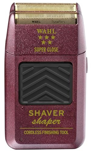 Wahl Professional 5 Star Series Shaver/Shaper, Cord/Cordless Finishing Tool, Rechargeable NiCad Battery, Up to 60 Minutes Runtime, Bump-Free Ultra-Close Shave