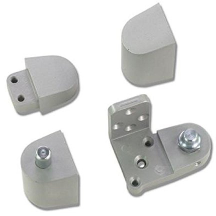 Pacific Doorware US Aluminum Style Storefront Door Pivot Hinge (Aluminim-Left Hand)