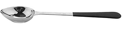 2 oz. (1/4 Cup) Portion Control Slotted Serving Spoon, Stainless Steel, Dishwasher Safe Serving Utensils by GET, BSRIM-34