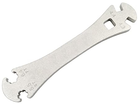COONIUM Splined Spoke Wrench Compatible with Mavic (6T, 7T) and Shimano (4.3, 4.4 mm) Spoke Nipples