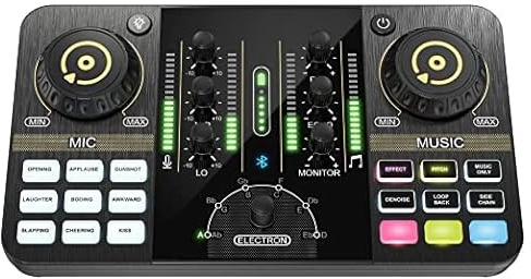 Audio Array AI-03 Audio Interface Streaming Console with Bluetooth | 32bit Effective DSP | 4 Mics, 4 Phones, 1 Computer All Together | Upto 8hr Battery | For Streaming | Interest Free EMI Upto