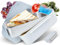 VESTAhome Brotdose Edelstahl-Einsatz - Lunchbox Edelstahl hält Brot lange frisch - Essensbox spülmaschinenfest - Brotbox - Lebensmittelecht - BPA-frei