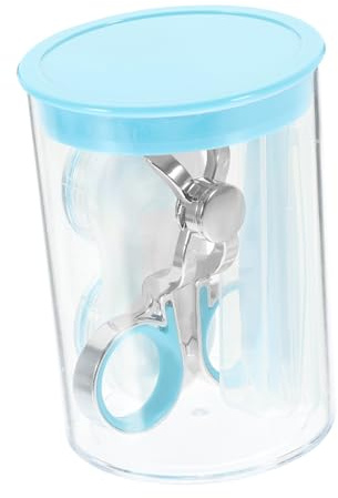 PLAFOPE Applicatore Lenti Contatto in Plastico Abs Blu, Set, Sicuro e Pulito delle Dita per Rimuovere e Applicare Lenti a Contatto Morbide