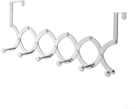 Tendedero de ropa para radiador, de acero inoxidable, retráctil, gancho para radiador, soporte ajustable para toallas, para ropa seca, toallas (4 ganchos)