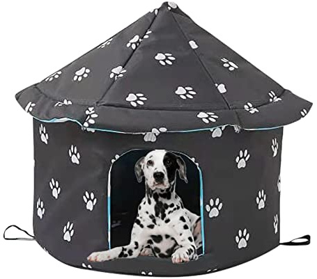 Katzenhaus Für Draußen, Winterfest Wasserdicht Wetterfester Katzenhöhle Haustierhaus, Winter Warm Haustierhaus Im Freien, Waschbar Hundehaus Tierheim Für Streuner Haustiere, S/M/L